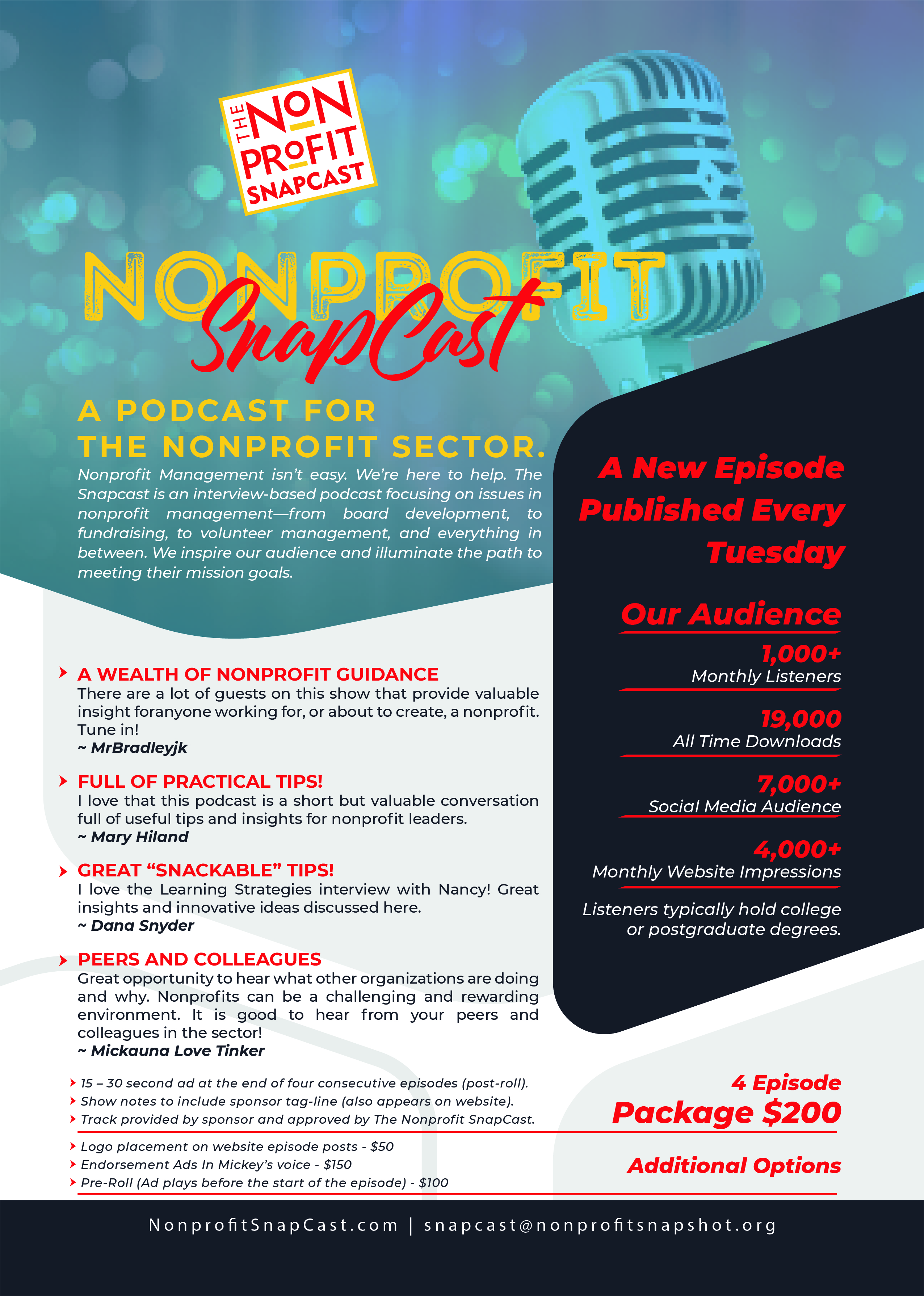 Sponsor The Nonprofit SnapCast